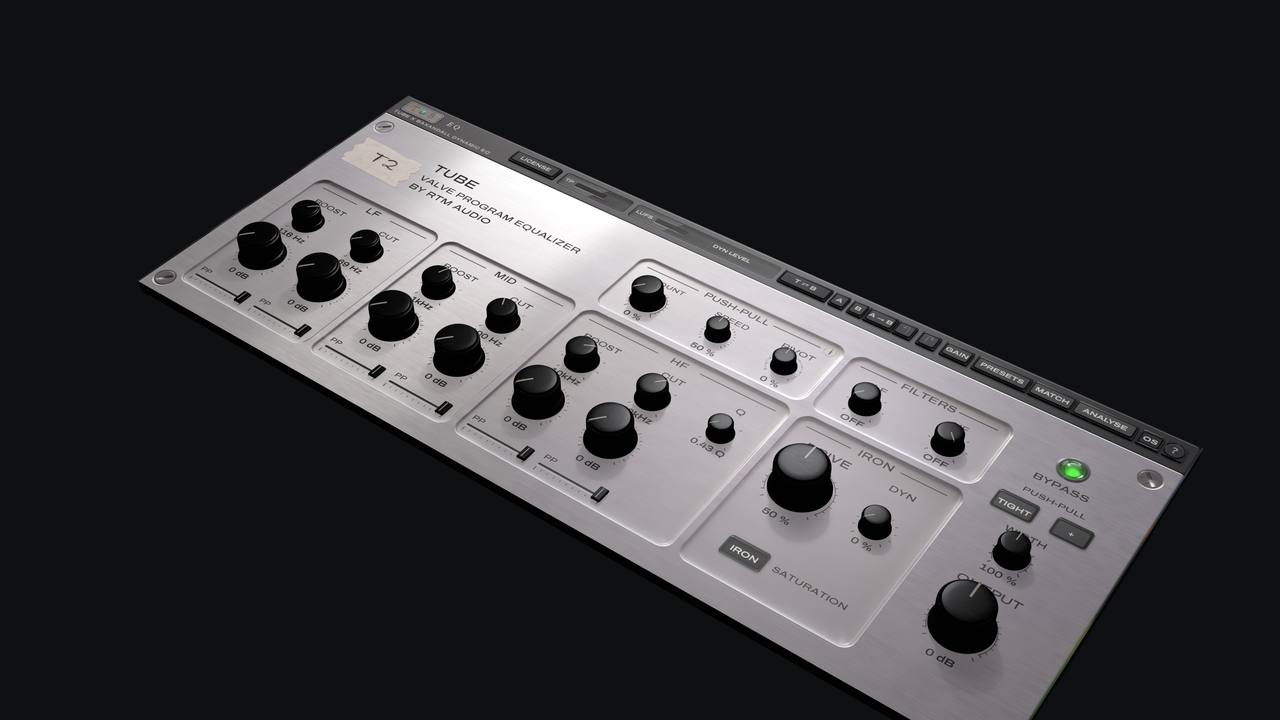 The TXB2 TUBE face on a dark stage