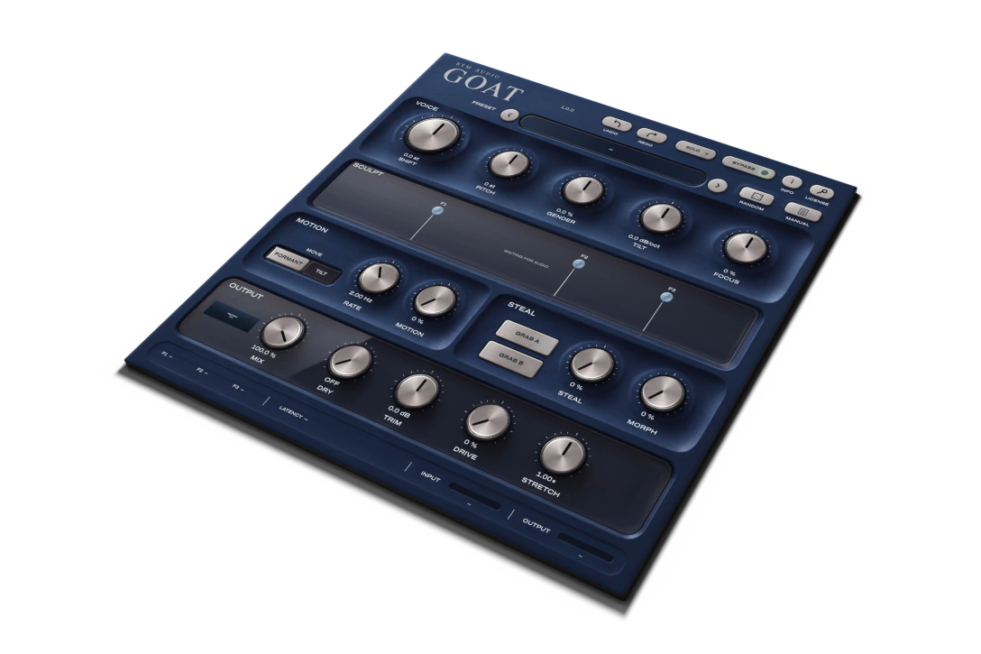 GOAT's new blue front faceplate.