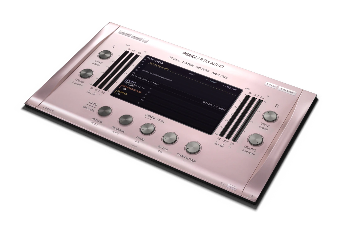 PEAK2's front faceplate.